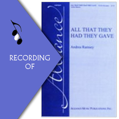 ALL THAT THEY HAD THEY GAVE