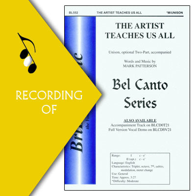 THE ARTIST TEACHES US ALL