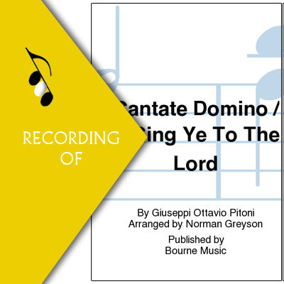 CANTATE DOMINO
