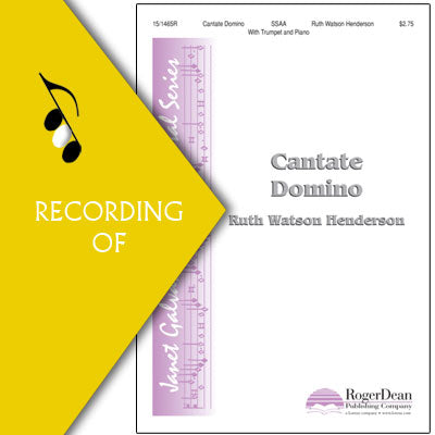 CANTATE DOMINO