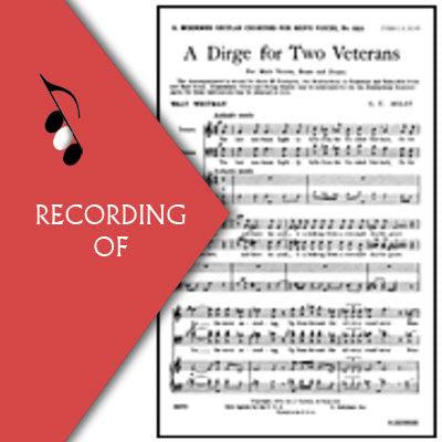 A DIRGE FOR TWO VETERANS