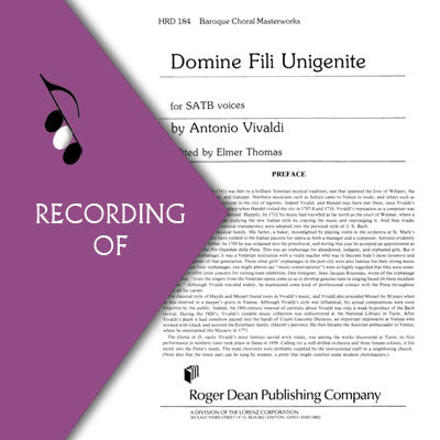 DOMINE FILI UNIGENITE (from Gloria)