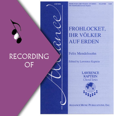 FROHLOCKET, IHR VOLKER AUF ERDEN