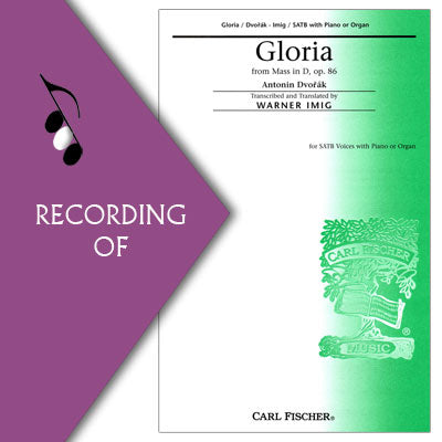 GLORIA (from MASS IN D)