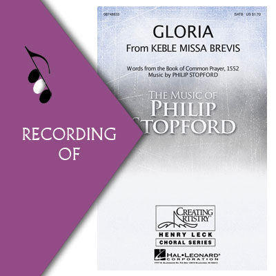 GLORIA (from Keble Missa Brevis)