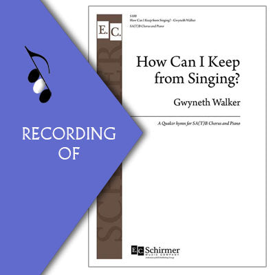 HOW CAN I KEEP FROM SINGING?