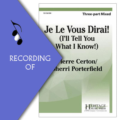 JE LE VOUS DIRAI