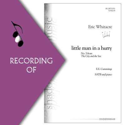 LITTLE MAN IN A HURRY (No. 5 from City and the Sea)
