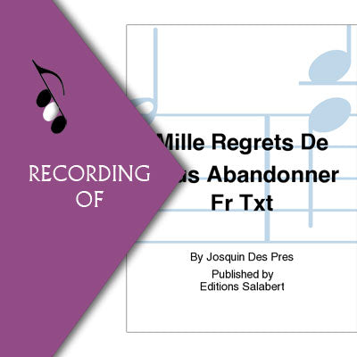 MILLE REGRETS