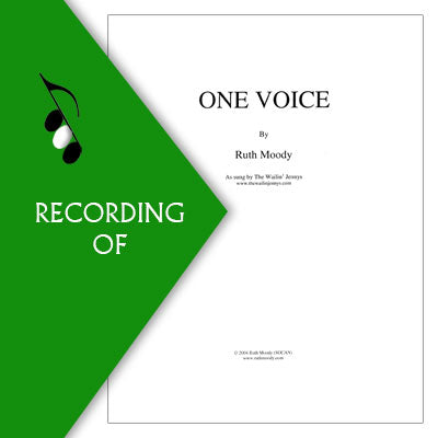 ONE VOICE (IN F)