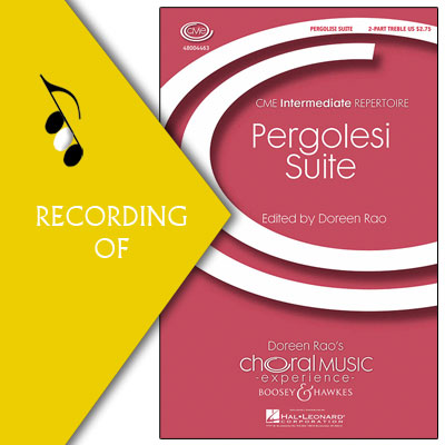 PERGOLESI SUITE (INFLAMMATUS ET ACCENSUS and QUANDO CORPUS)