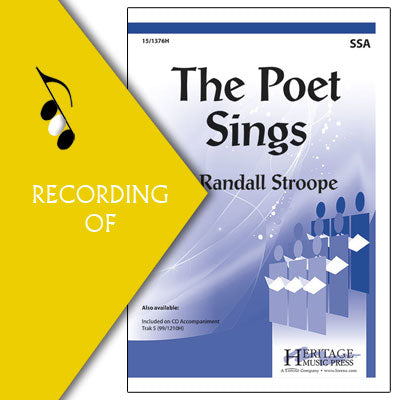 THE POET SINGS