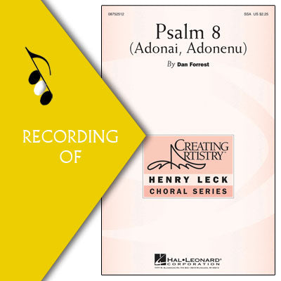 PSALM 8 (Adonai, Adonenu)