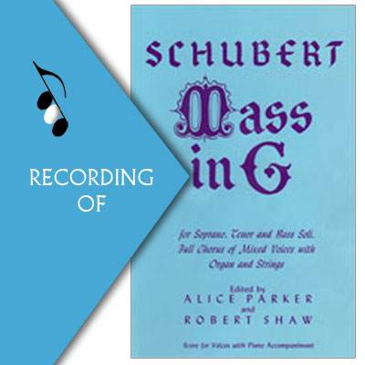 MASS IN G (Major Work)