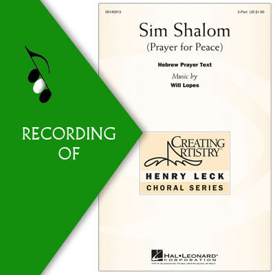 SIM SHALOM (Prayer for Peace)