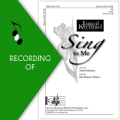 SING TO ME