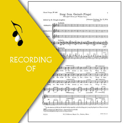 SONG FROM OSSIAN'S FINGAL