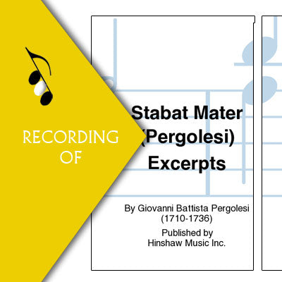 STABAT MATER (Excerpts 1 & 8)