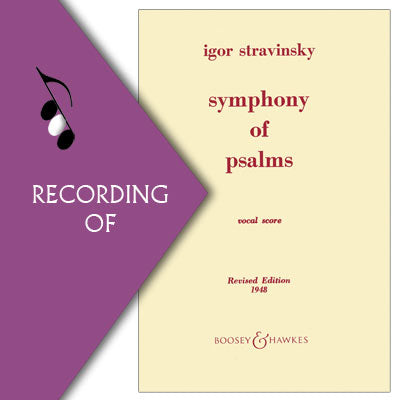 SYMPHONY OF PSALMS-Movement 1 ONLY