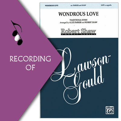 WONDROUS LOVE