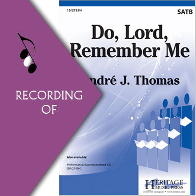 DO, LORD, REMEMBER ME